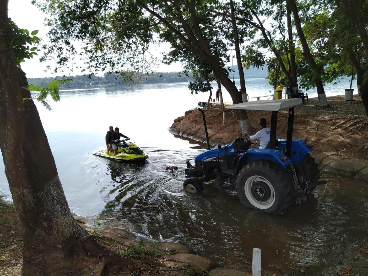 Apartamento Do Lago, Com Churrasqueira Privativa , Cozinha , Internet Banda Larga, Rampa Barco E Jet, Pesqueiro - B101 Caldas Novas Εξωτερικό φωτογραφία